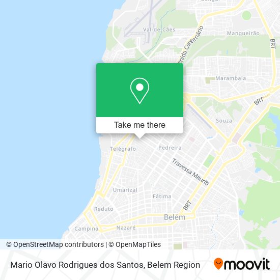 Mario Olavo Rodrigues dos Santos map