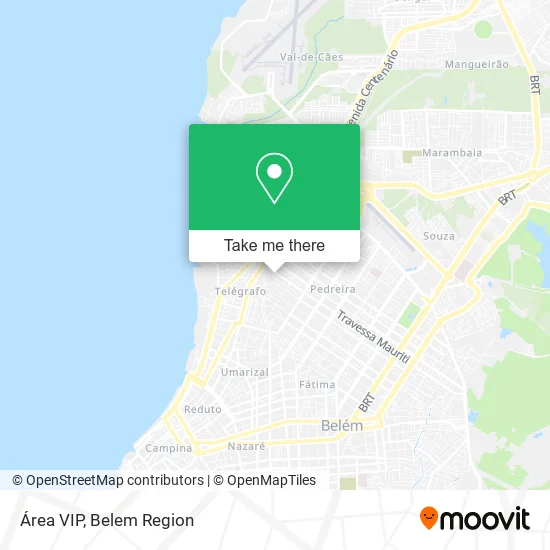 Área VIP map