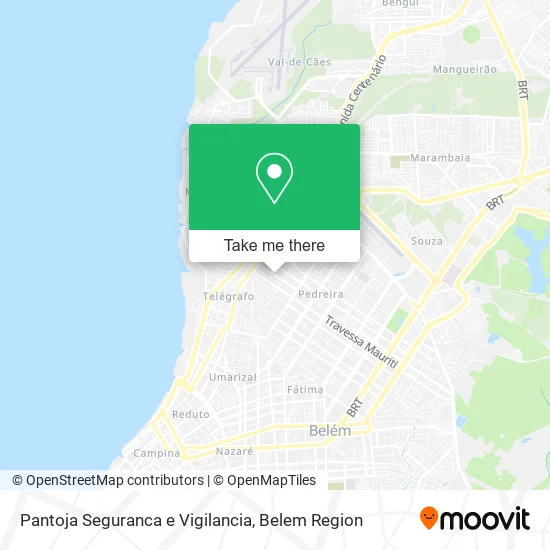 Pantoja Seguranca e Vigilancia map