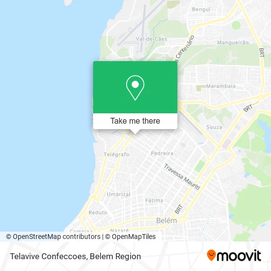 Telavive Confeccoes map