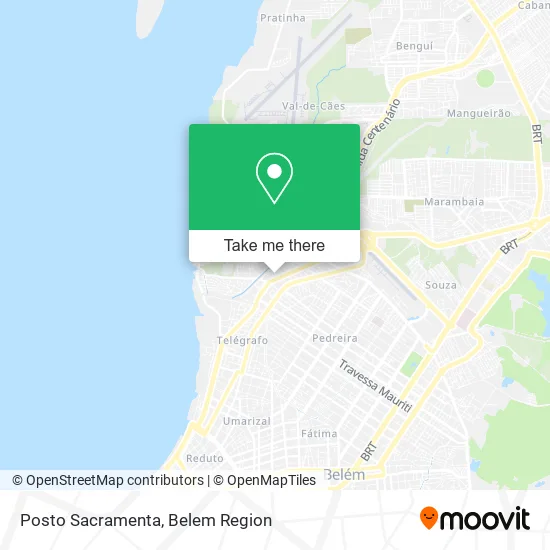 Posto Sacramenta map