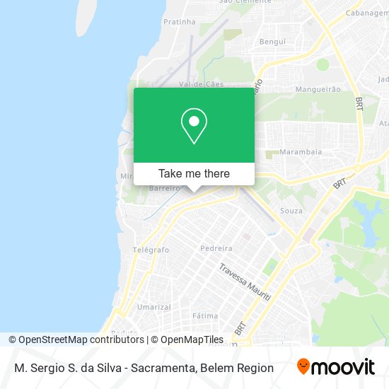 M. Sergio S. da Silva - Sacramenta map