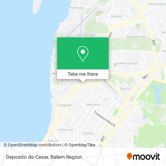 Deposito do Cesar map