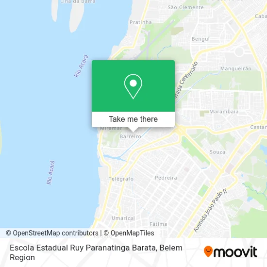 Escola Estadual Ruy Paranatinga Barata map