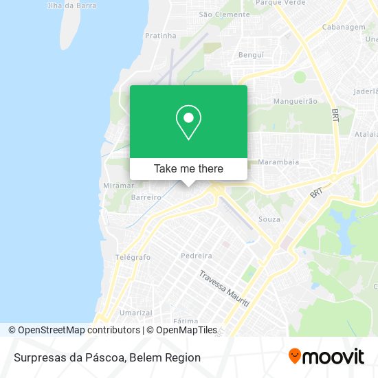 Surpresas da Páscoa map