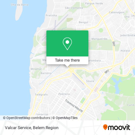 Valcar Service map