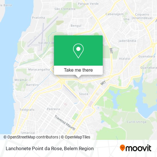 Lanchonete Point da Rose map