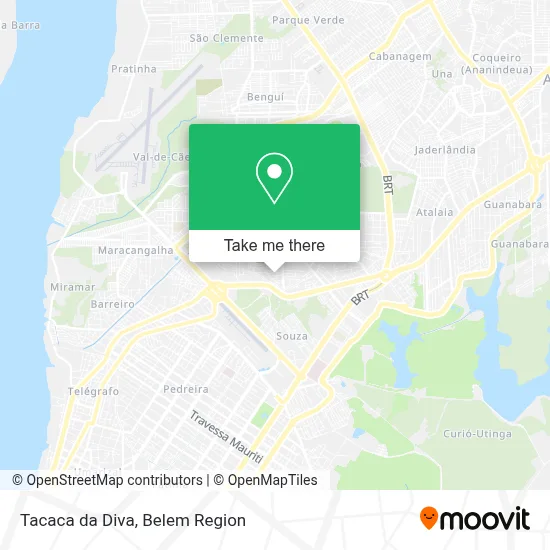 Tacaca da Diva map