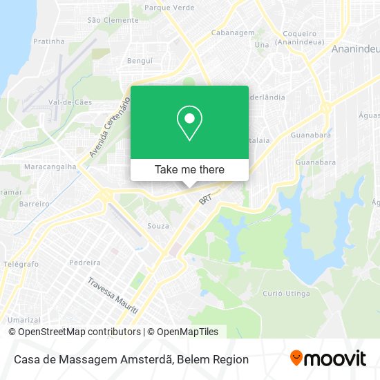 Casa de Massagem Amsterdã map