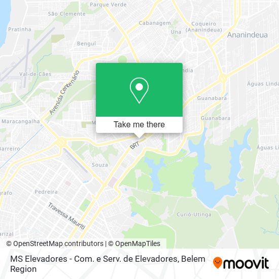 MS Elevadores - Com. e Serv. de Elevadores map