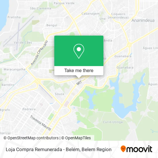 Loja Compra Remunerada - Belém map