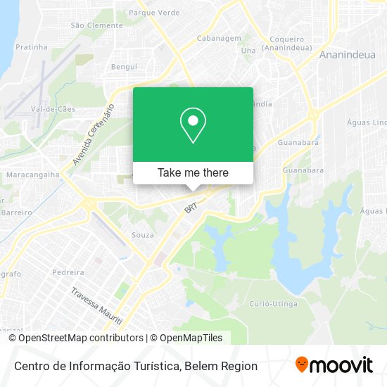 Centro de Informação Turística map