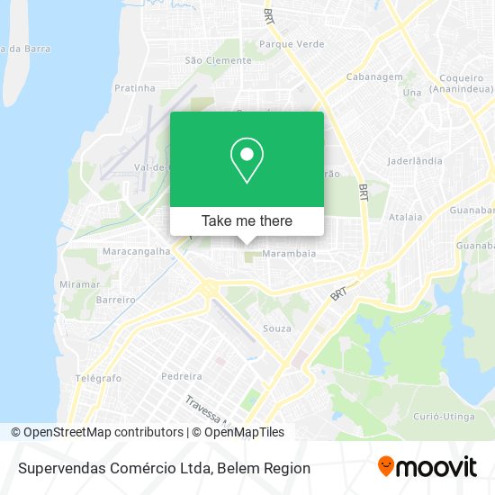 Mapa Supervendas Comércio Ltda