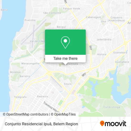 Conjunto Residencial Ipuã map