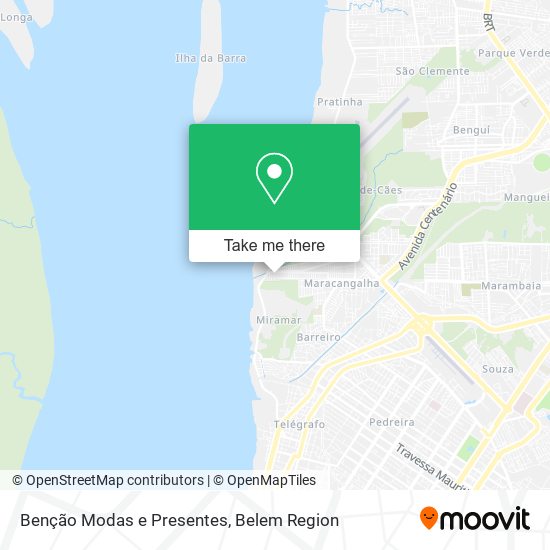 Benção Modas e Presentes map