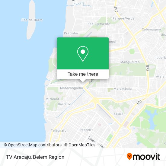 TV Aracaju map