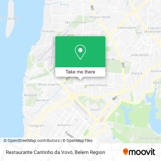 Restaurante Cantinho da Vovó map