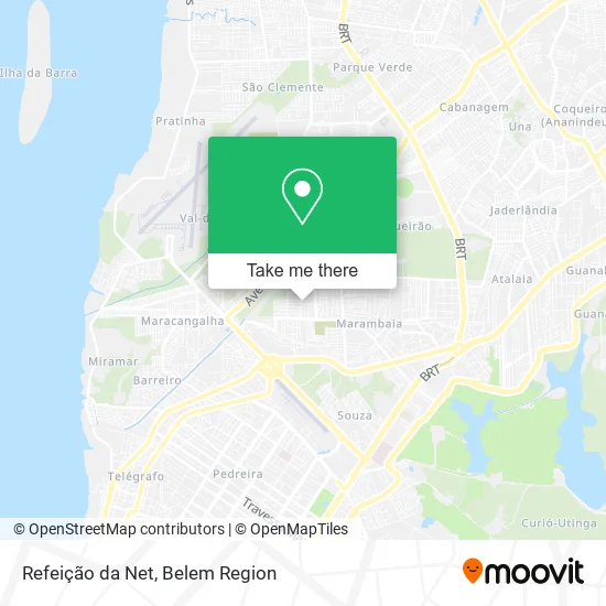 Refeição da Net map