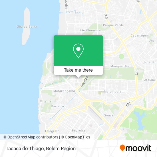 Tacacá do Thiago map