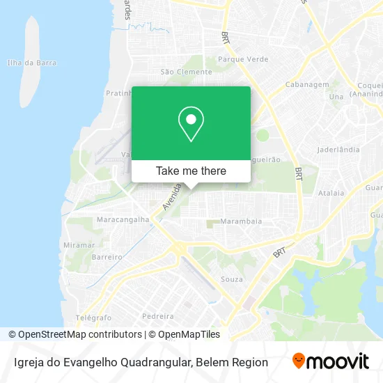 Igreja do Evangelho Quadrangular map
