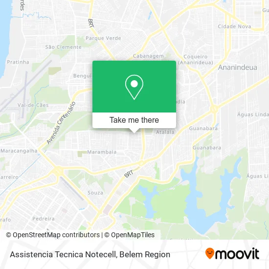 Assistencia Tecnica Notecell map