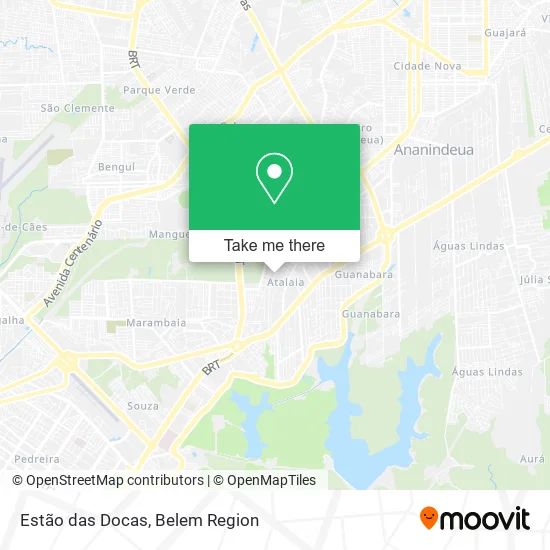 Estão das Docas map