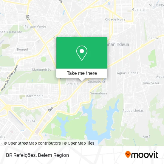 BR Refeições map