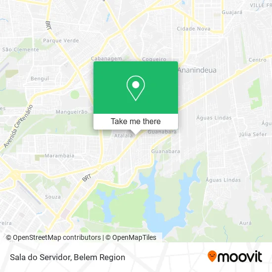 Sala do Servidor map