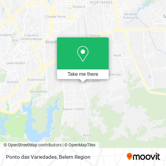 Ponto das Variedades map