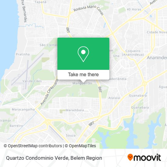 Quartzo Condominio Verde map