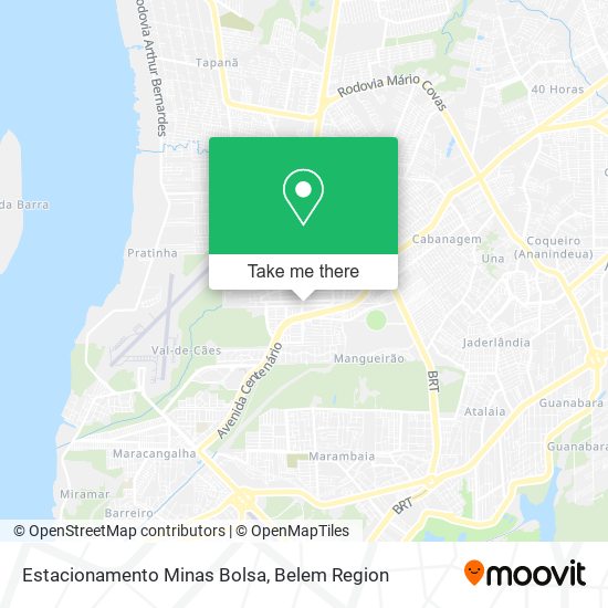 Estacionamento Minas Bolsa map