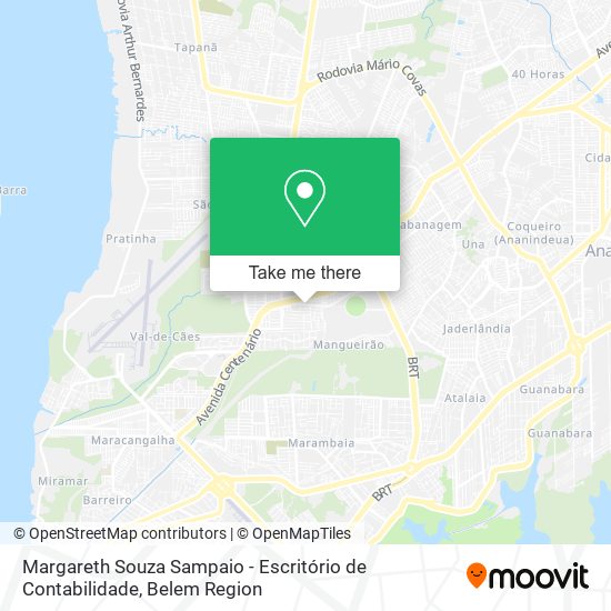 Margareth Souza Sampaio - Escritório de Contabilidade map