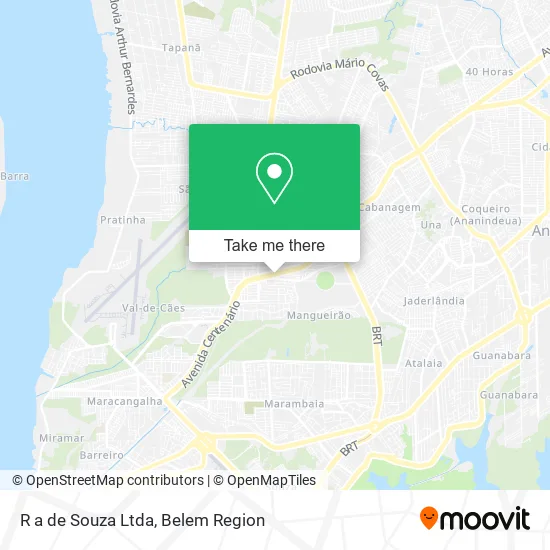 R a de Souza Ltda map