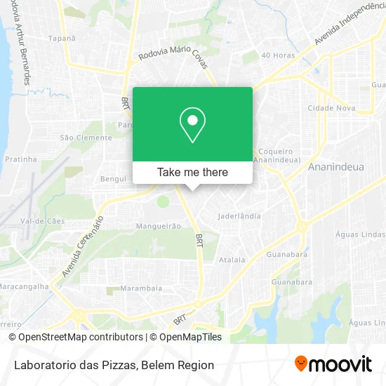 Laboratorio das Pizzas map