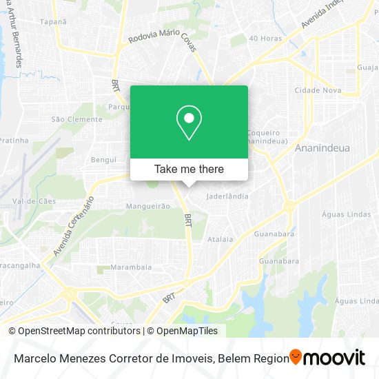 Mapa Marcelo Menezes Corretor de Imoveis