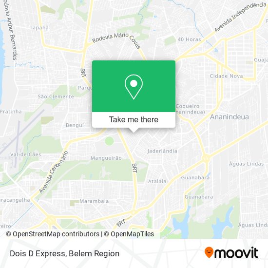 Dois D Express map