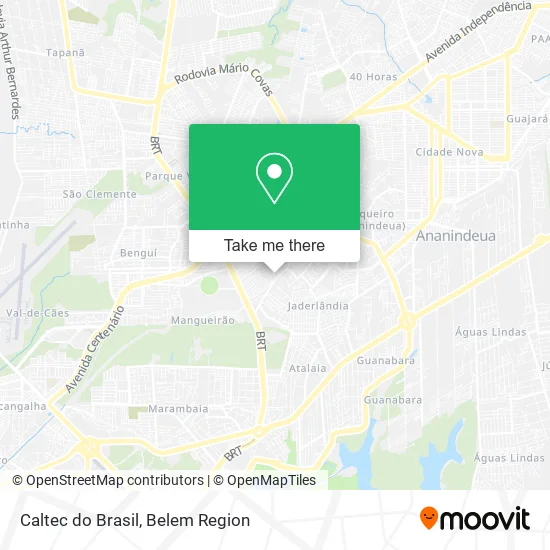 Caltec do Brasil map