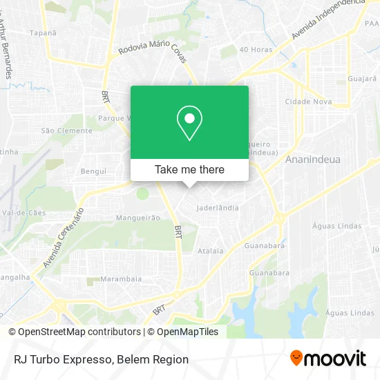 RJ Turbo Expresso map