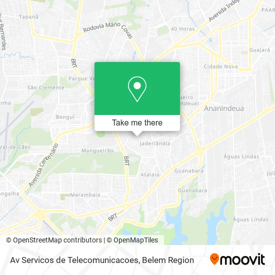 Av Servicos de Telecomunicacoes map