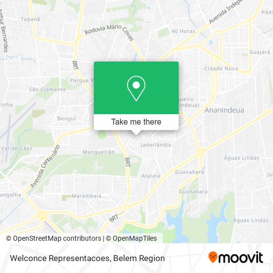 Welconce Representacoes map