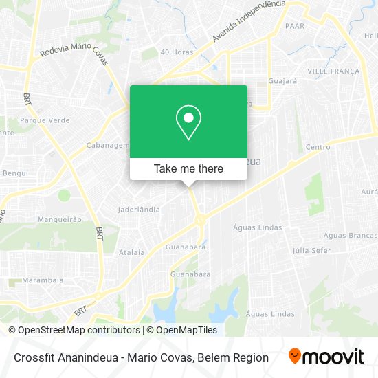 Crossfit Ananindeua - Mario Covas map