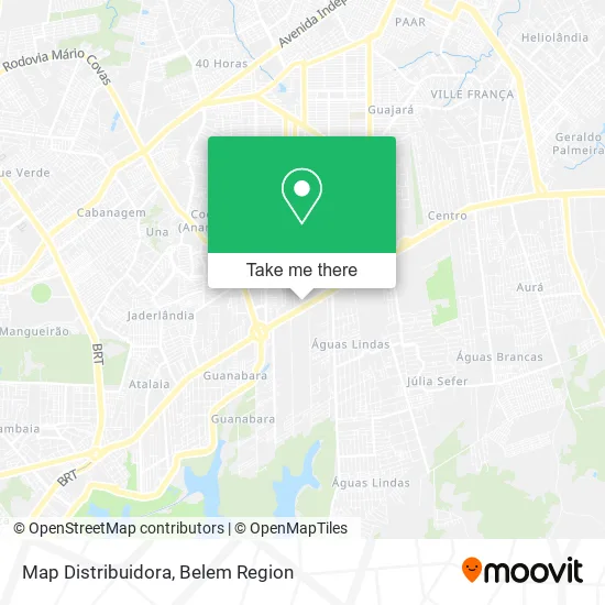 Map Distribuidora map