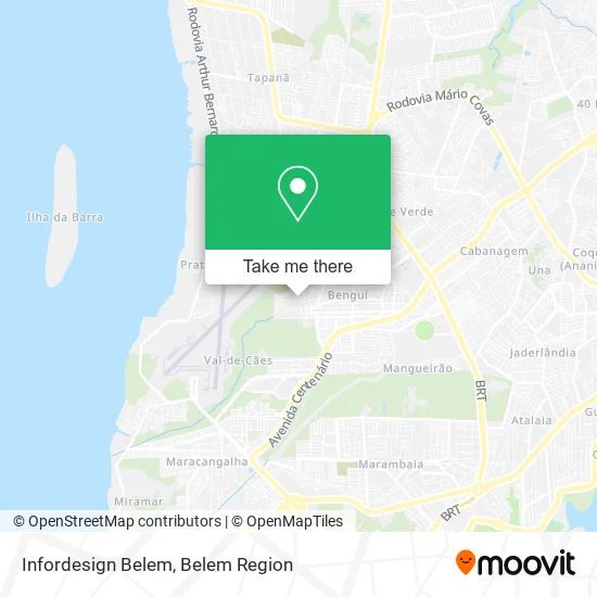 Infordesign Belem map