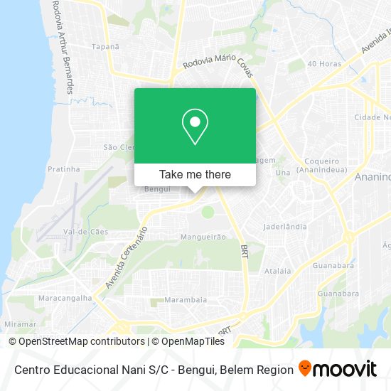 Centro Educacional Nani S / C - Bengui map