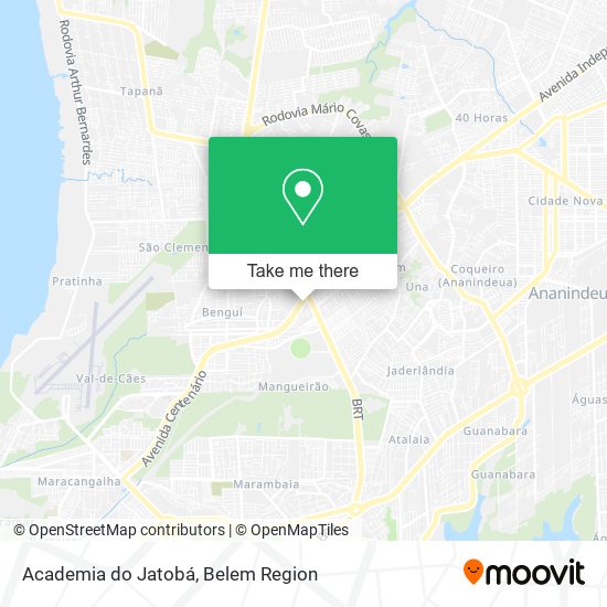 Academia do Jatobá map