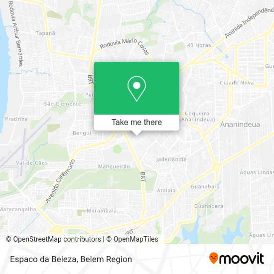 Espaco da Beleza map