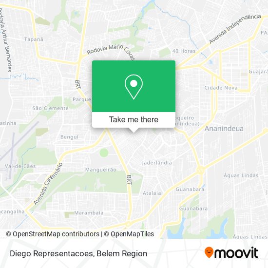 Mapa Diego Representacoes