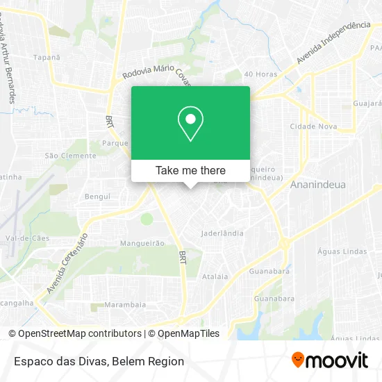 Espaco das Divas map