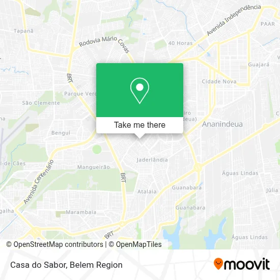 Casa do Sabor map