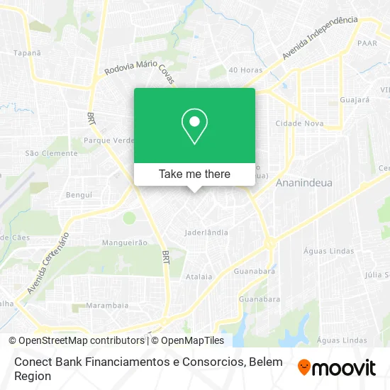 Conect Bank Financiamentos e Consorcios map